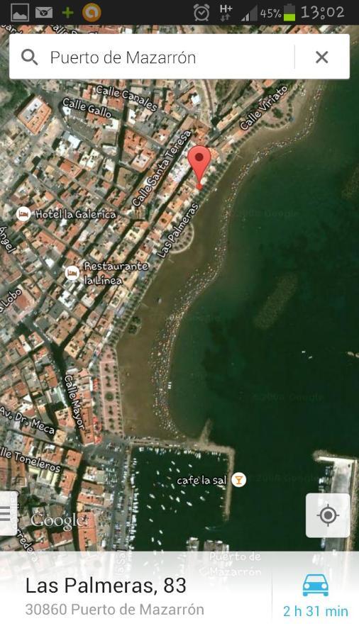 Bahia Mazarron Apartamento En Primera Linea Playa El Puerto de Mazarrón Exteriör bild