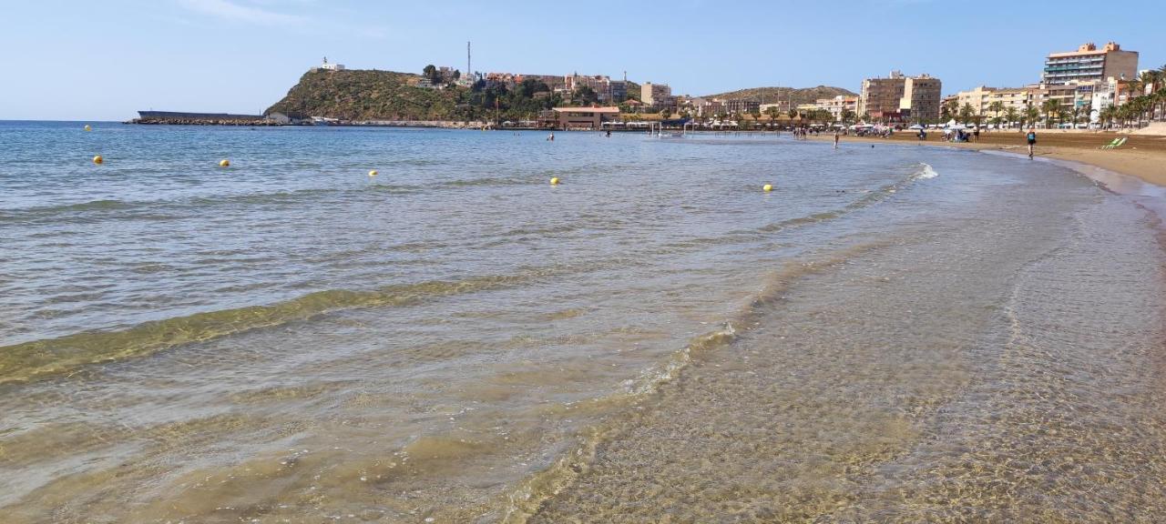 Bahia Mazarron Apartamento En Primera Linea Playa El Puerto de Mazarrón Exteriör bild
