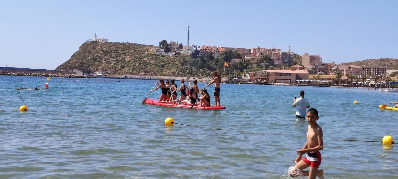 Bahia Mazarron Apartamento En Primera Linea Playa El Puerto de Mazarrón Exteriör bild