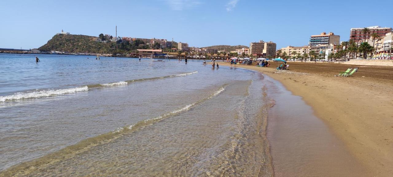 Bahia Mazarron Apartamento En Primera Linea Playa El Puerto de Mazarrón Exteriör bild