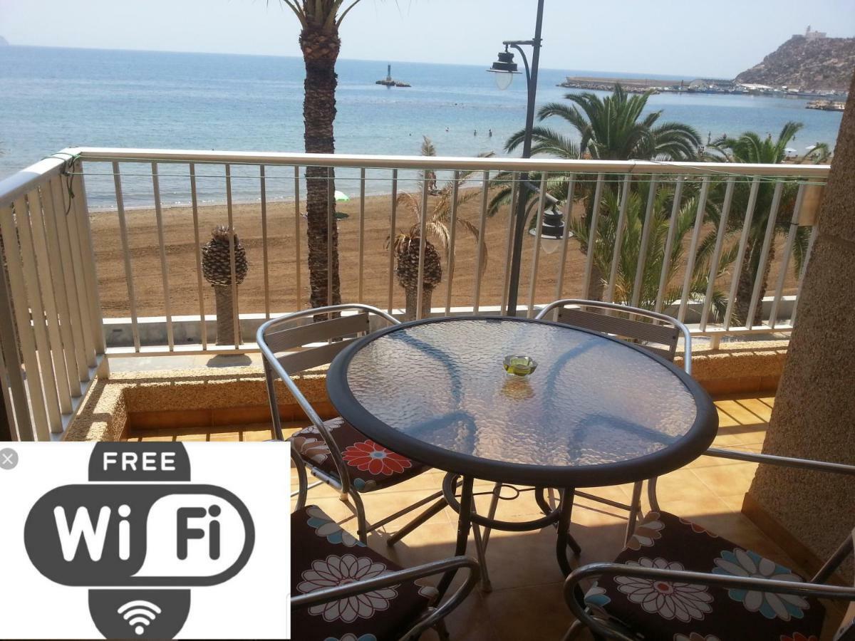 Bahia Mazarron Apartamento En Primera Linea Playa El Puerto de Mazarrón Exteriör bild
