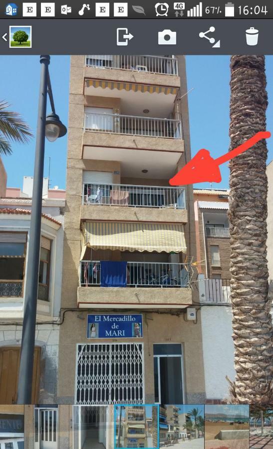 Bahia Mazarron Apartamento En Primera Linea Playa El Puerto de Mazarrón Exteriör bild