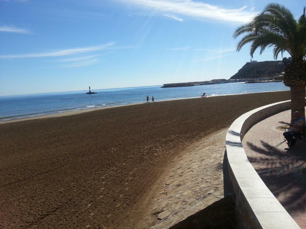 Bahia Mazarron Apartamento En Primera Linea Playa El Puerto de Mazarrón Exteriör bild