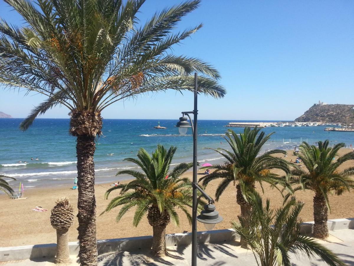 Bahia Mazarron Apartamento En Primera Linea Playa El Puerto de Mazarrón Exteriör bild