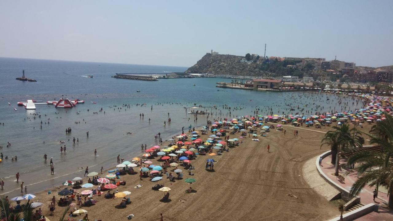 Bahia Mazarron Apartamento En Primera Linea Playa El Puerto de Mazarrón Exteriör bild